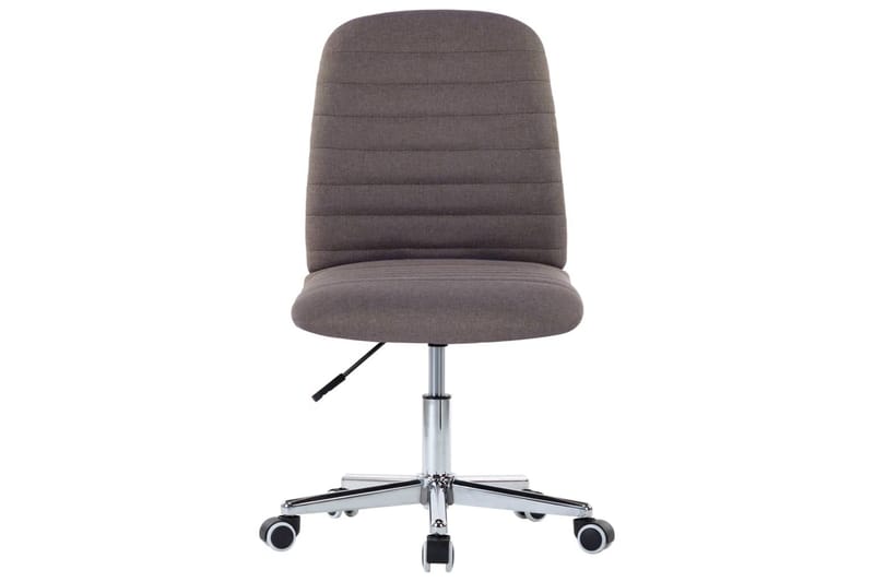 Spisebordsstole 2 Stk. Stof Gråbrun - Spisebordsstole & køkkenstole - Armstole
