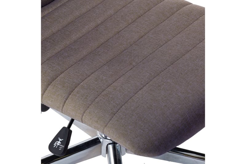 Spisebordsstole 2 Stk. Stof Gråbrun - Spisebordsstole & køkkenstole - Armstole