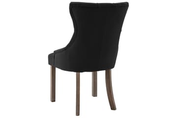 spisebordsstole 2 stk. stof sort - Sort - Møbler - Stole & lænestole - Armstole