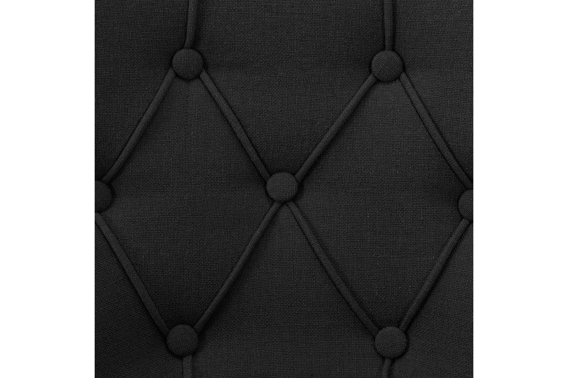 spisebordsstole 2 stk. stof sort - Sort - Møbler - Stole & lænestole - Armstole