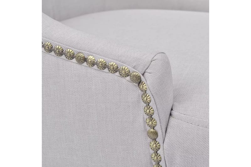 Spisebordsstole 2 Stk. Polyester Cremefarvet - Creme - Møbler - Stole & lænestole - Armstole