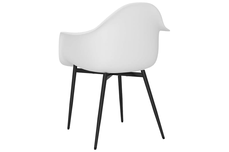 spisebordsstole 2 stk. PP hvid - Hvid - Spisebordsstole & køkkenstole - Armstole