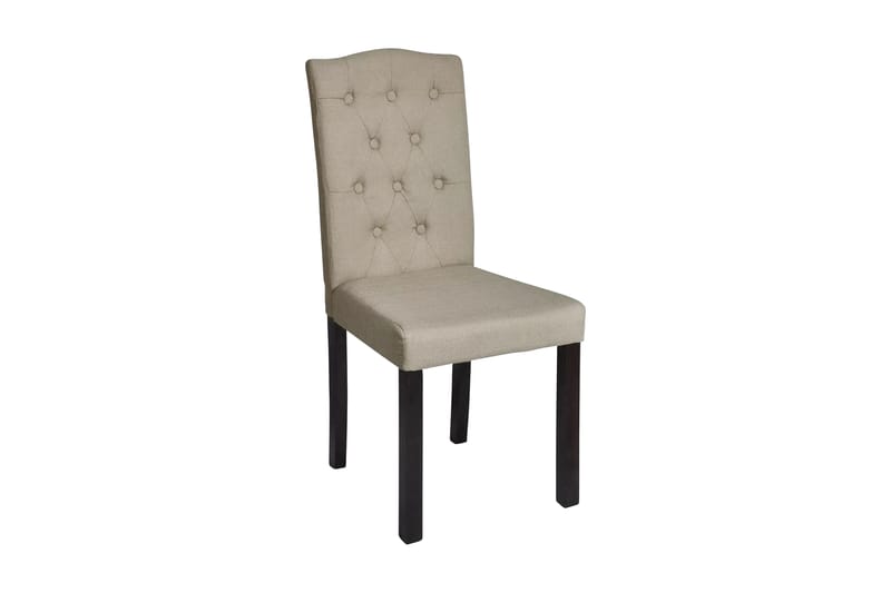 Spisebordsstole 4 Stk. Beige - Beige - Spisebordsstole & køkkenstole - Armstole