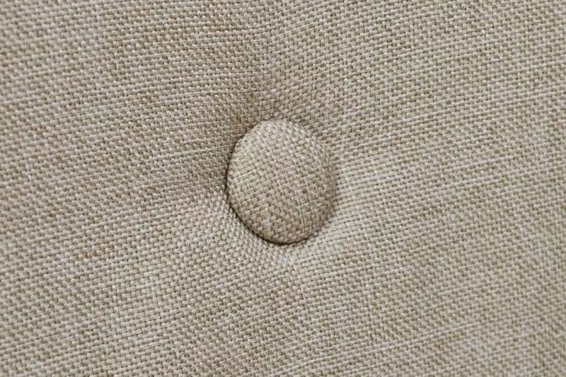 Spisebordsstole 4 Stk. Beige Stof Massivt Egetræ - Beige - Møbler - Stole & lænestole - Armstole
