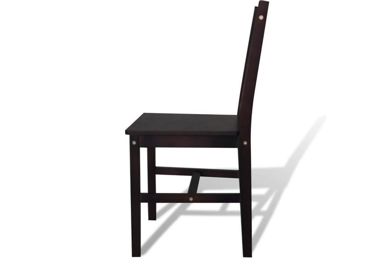 Spisebordsstole 4 Stk. Brun - Brun - Spisebordsstole & køkkenstole - Armstole