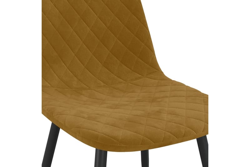 spisebordsstole 4 stk. fløjl brun - Hvid - Spisebordsstole & køkkenstole - Armstole