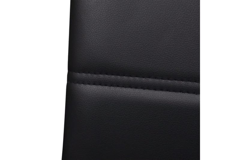 Spisebordsstole 4 Stk. Fritbærende Sort - Sort - Møbler - Stole & lænestole - Armstole