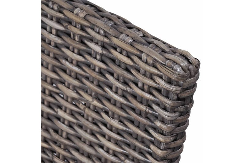 Spisebordsstole 4 Stk. Kubu-Rattan Og Mangotræ Brun - Brun - Møbler - Stole & lænestole - Armstole