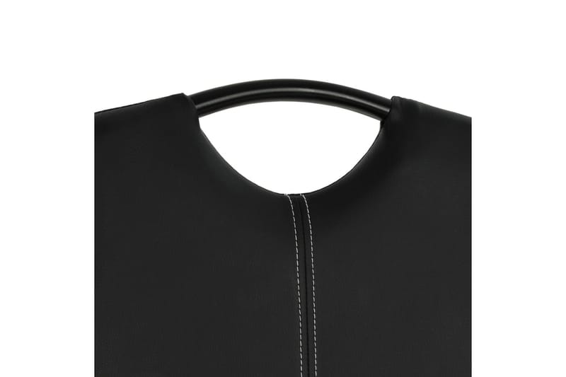 Spisebordsstole 4 Stk. Kunstlæder 43 X 55 X 100 Cm Sort - Sort - Møbler - Stole & lænestole - Armstole
