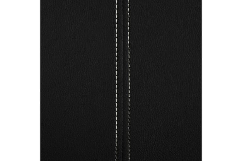 Spisebordsstole 4 Stk. Kunstlæder 43 X 55 X 100 Cm Sort - Sort - Møbler - Stole & lænestole - Armstole