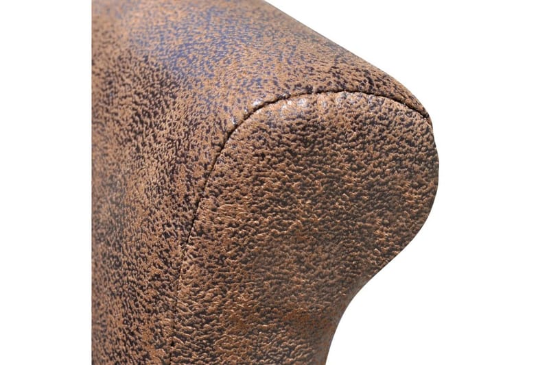 Spisebordsstole 4 Stk. Kunstlæder - Brun - Møbler - Stole & lænestole - Armstole