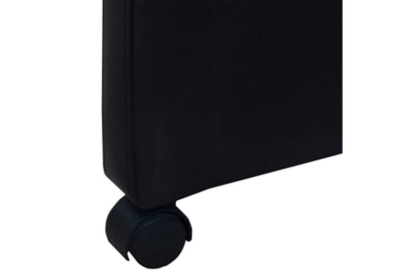 Spisebordsstole 4 Stk. Kunstlæder Sort - Sort - Møbler - Stole & lænestole - Armstole