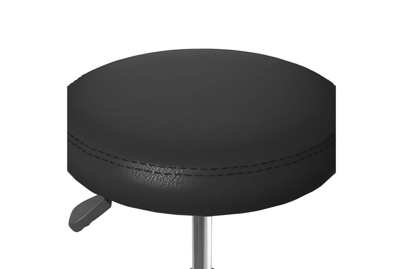 spisebordsstole 4 stk. kunstlæder sort - Sort - Spisebordsstole & køkkenstole - Armstole