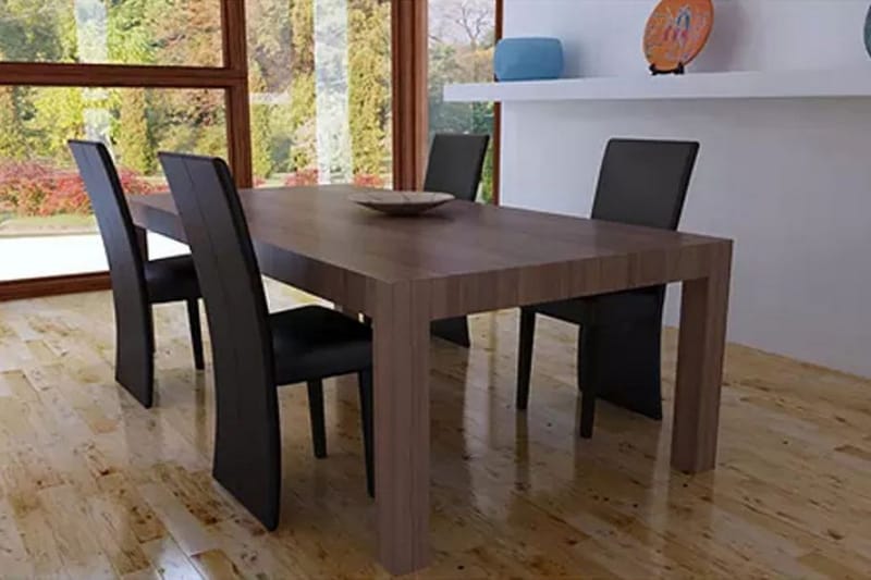 Spisebordsstole 4 Stk. Mørkebrun - Brun - Spisebordsstole & køkkenstole - Armstole