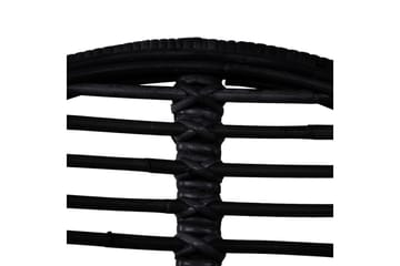 Spisebordsstole 4 Stk. Naturligt Rattan Sort - Sort - Møbler - Stole & lænestole - Armstole