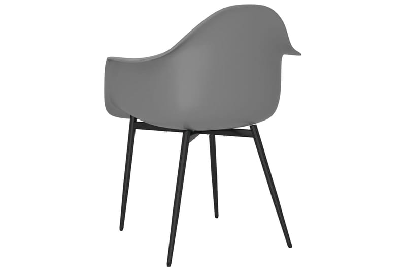 spisebordsstole 4 stk. PP grå - Grå - Spisebordsstole & køkkenstole - Armstole