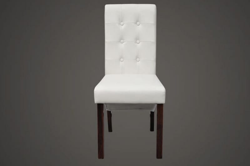 Spisebordsstole 6 Stk. Hvid Modern - Hvid - Spisebordsstole & køkkenstole - Armstole
