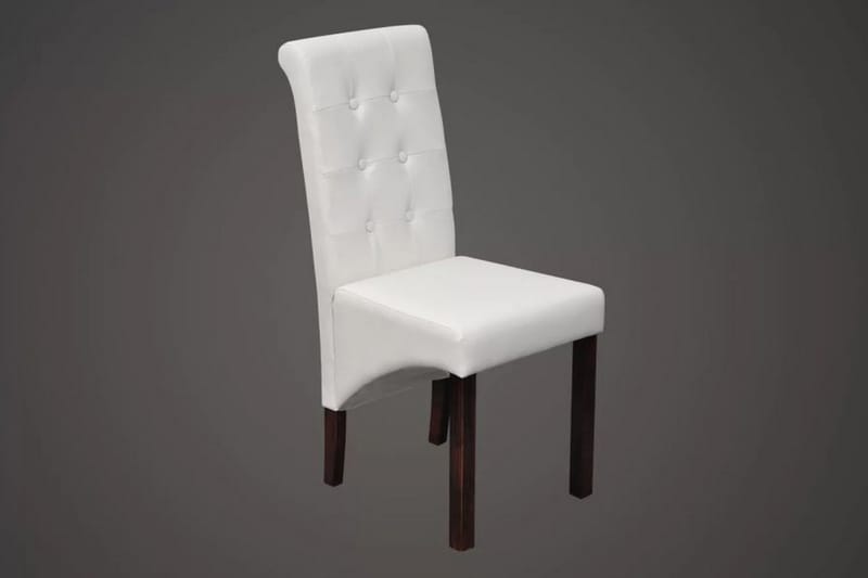 Spisebordsstole 6 Stk. Hvid Modern - Hvid - Spisebordsstole & køkkenstole - Armstole