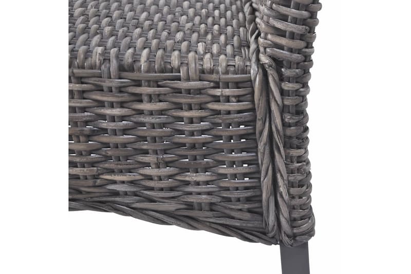 Spisebordsstole 6 Stk. Kubu-Rattan Og Mangotræ Brun - Brun - Møbler - Stole & lænestole - Armstole