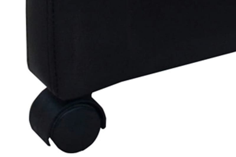 Spisebordsstole 6 Stk. Kunstlæder Sort - Sort - Møbler - Stole & lænestole - Armstole