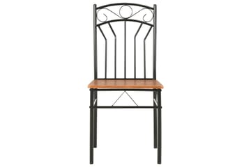 spisebordsstole 6 stk. MDF brun - Møbler - Stole & lænestole - Armstole