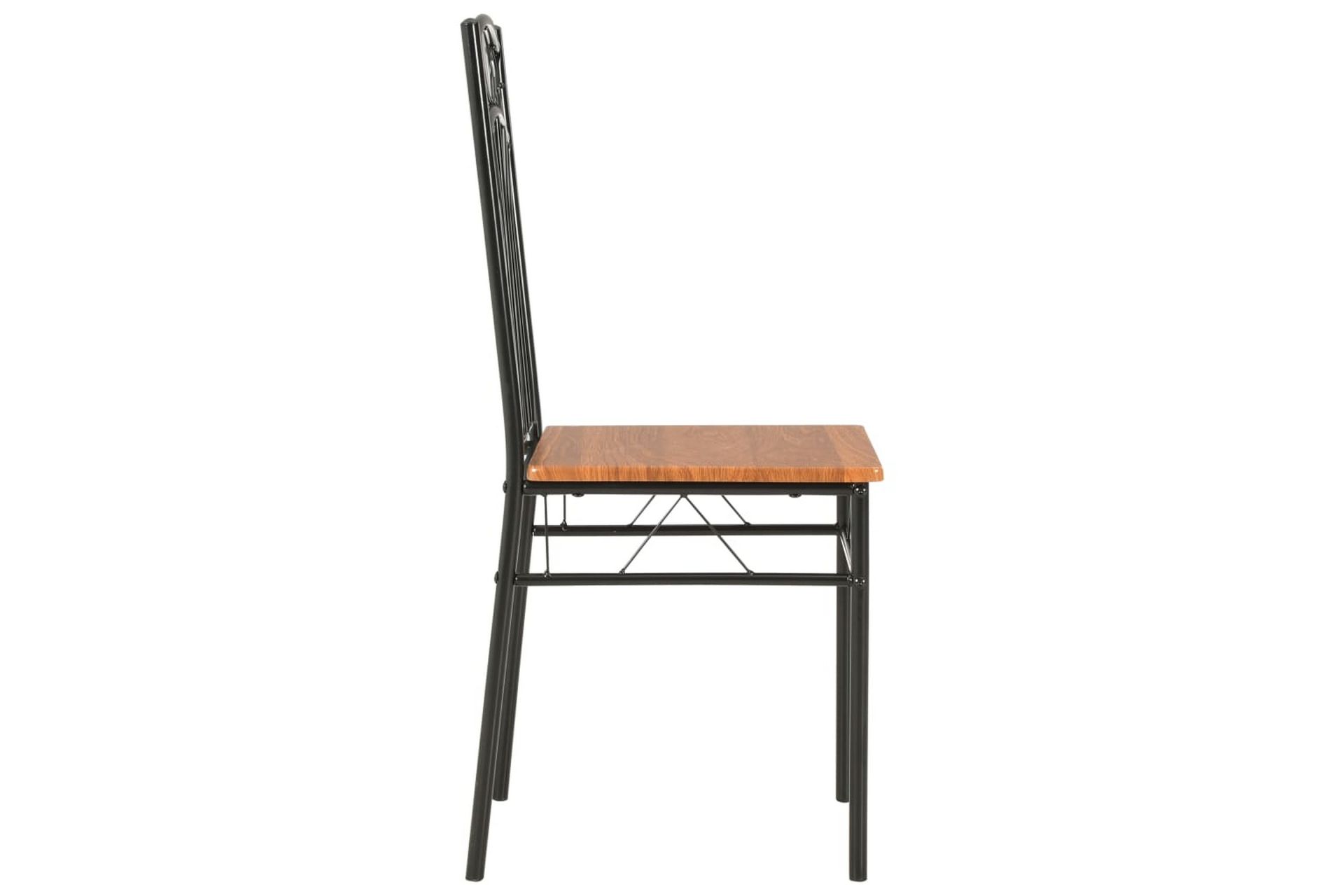 spisebordsstole 6 stk. MDF brun - Møbler - Stole & lænestole - Armstole