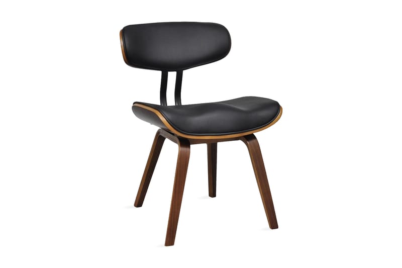 Spisebordsstole 6 Stk. Med Ryglæn Kunstlæder - Brun - Spisebordsstole & køkkenstole - Armstole