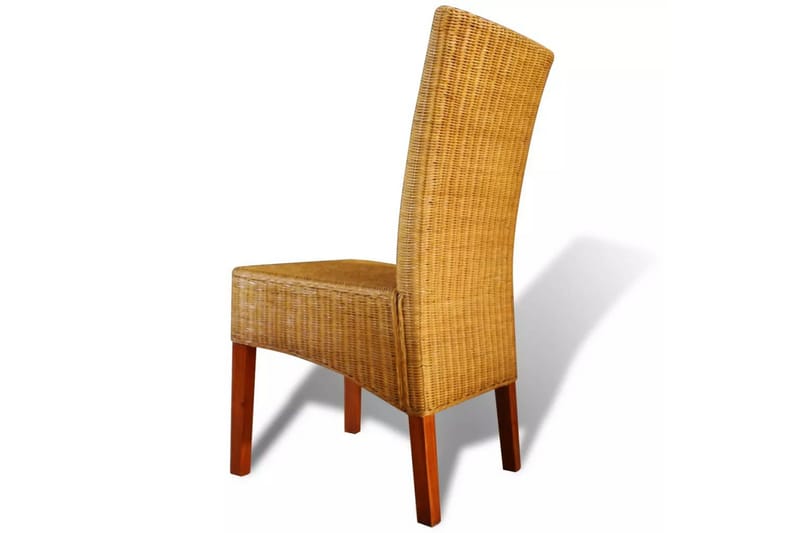 Spisebordsstole 6 Stk. Rattan Brun - Brun - Møbler - Stole & lænestole - Armstole