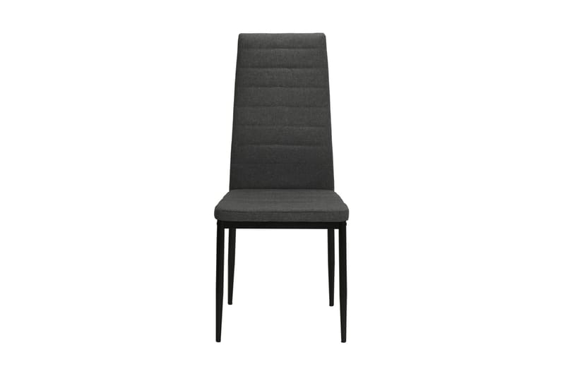 Spisebordsstole 6 Stk. Stof Mørkegrå - Grå - Møbler - Stole & lænestole - Armstole