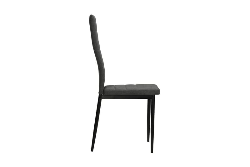 Spisebordsstole 6 Stk. Stof Mørkegrå - Grå - Møbler - Stole & lænestole - Armstole