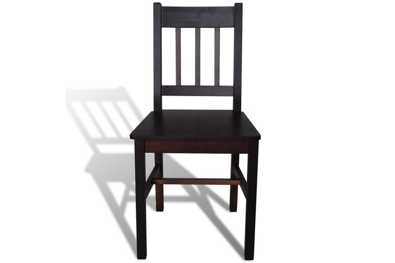 Spisebordsstole 6 Stk. Træ Brun - Brun - Spisebordsstole & køkkenstole - Armstole