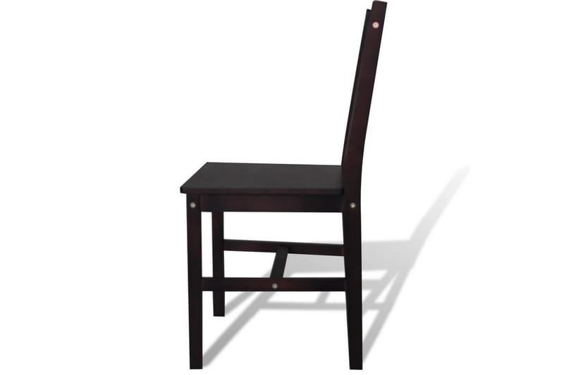 Spisebordsstole 6 Stk. Træ Brun - Brun - Møbler - Stole & lænestole - Armstole