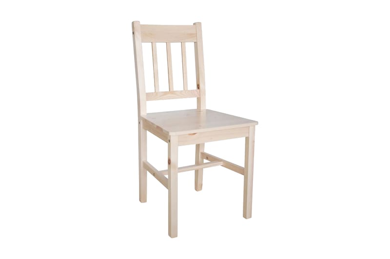 Spisebordsstole 6 Stk. Træ Naturfarvet - Beige - Møbler - Stole & lænestole - Armstole