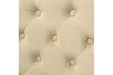Spisebordsstole I Egetræ 2 Stk. Cremefarvet Stof - Creme - Møbler - Stole & lænestole - Armstole