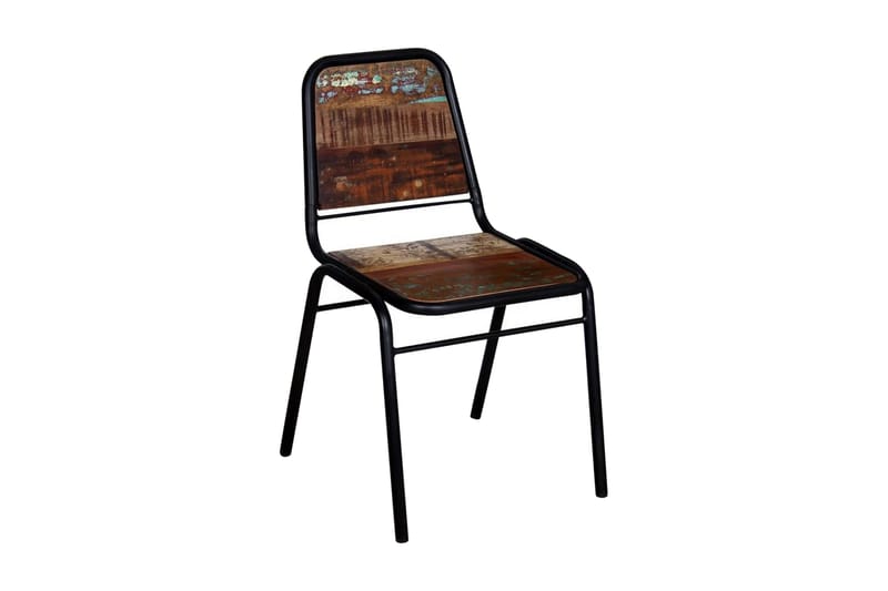 Spisebordsstole I Massivt Genbrugstræ 2 Stk. 44X59X89 Cm - Brun - Møbler - Stole & lænestole - Armstole