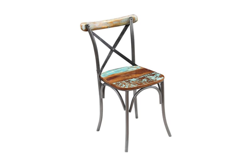 Spisebordsstole I Massivt Genbrugstræ 2 Stk. 51 X 52 X 84 Cm - Brun - Spisebordsstole & køkkenstole - Armstole