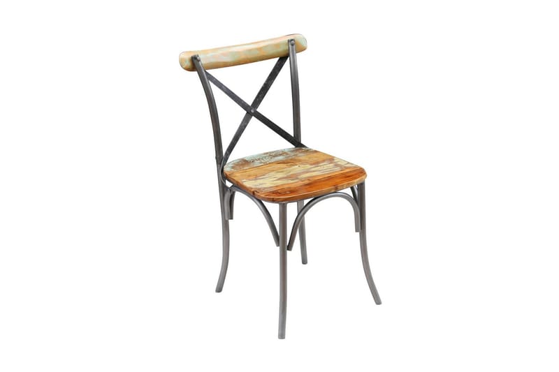 Spisebordsstole I Massivt Genbrugstræ 2 Stk. 51 X 52 X 84 Cm - Brun - Spisebordsstole & køkkenstole - Armstole