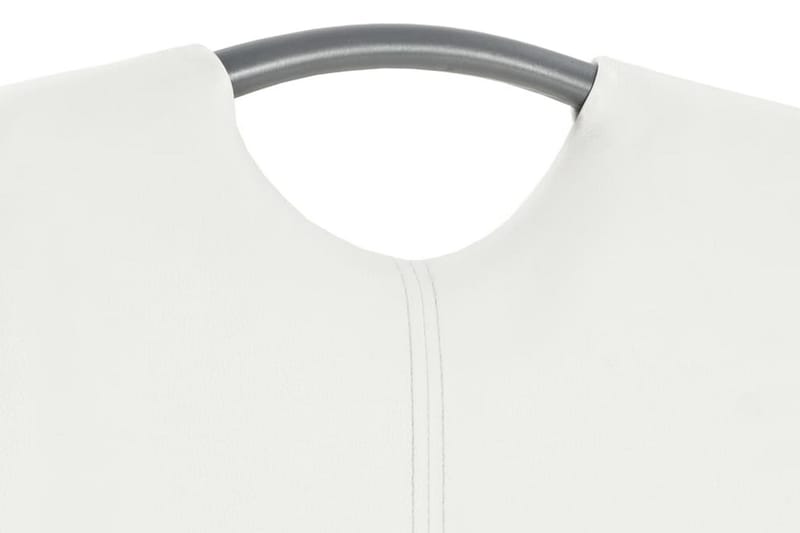 Spisebordstole 6 Stk. Kunstlæder 43 X 55 X 100 Cm Hvid - Hvid - Møbler - Stole & lænestole - Armstole