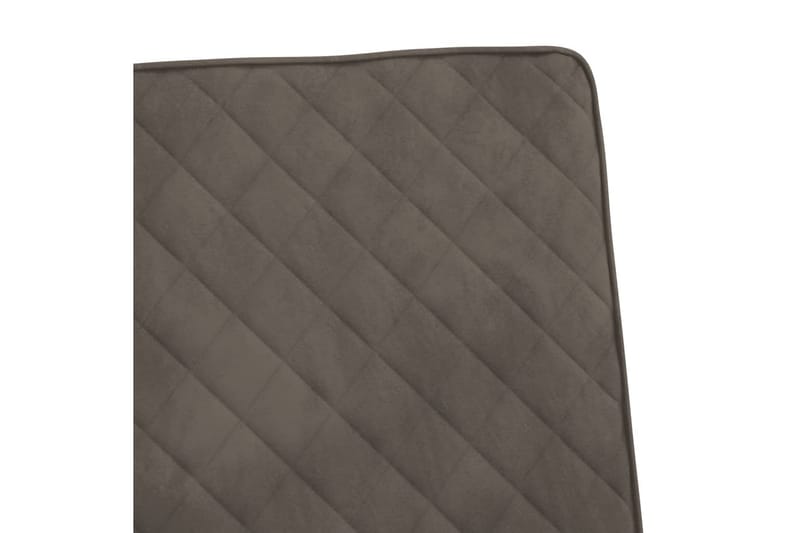 stol med cantilever fløjl lysegrå - Grå - Møbler - Stole & lænestole - Armstole