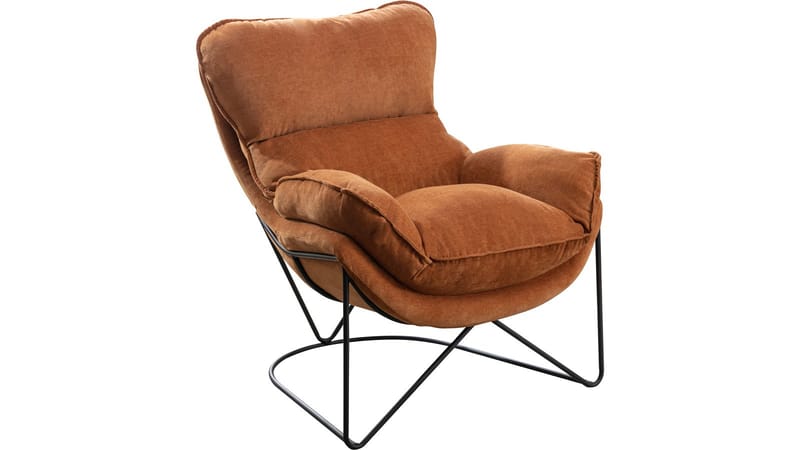 Artemis lænestol i stof - oker - Møbler - Stole & lænestole - Lænestole