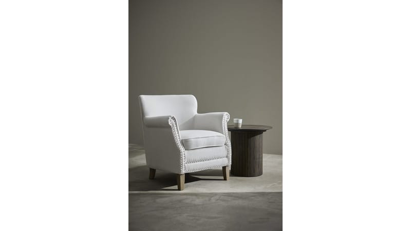 Asolo lænestol i stof - Beige - Møbler - Stole & lænestole - Lænestole