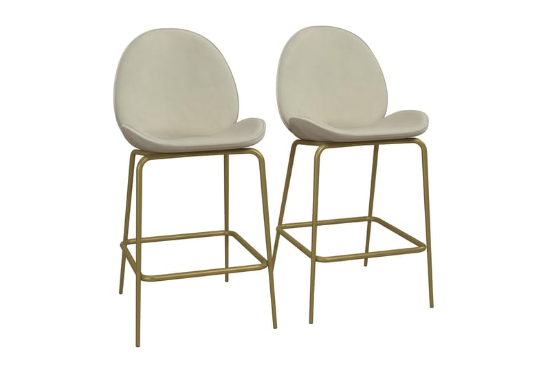 Astor Barstol Hvid - CosmoLiving - Møbler - Stole & lænestole - Barstole