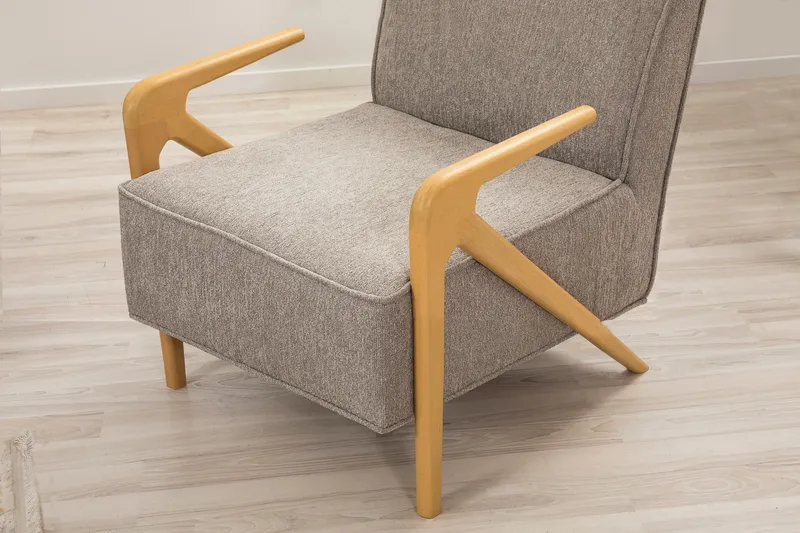 Austen Lænestol - Grå - Møbler - Stole & lænestole - Lænestole