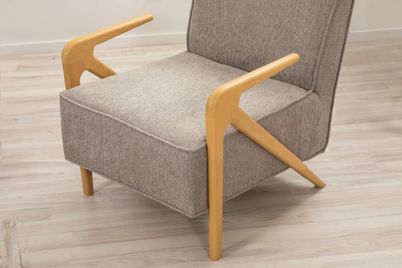 Austen Lænestol - Grå - Møbler - Stole & lænestole - Lænestole