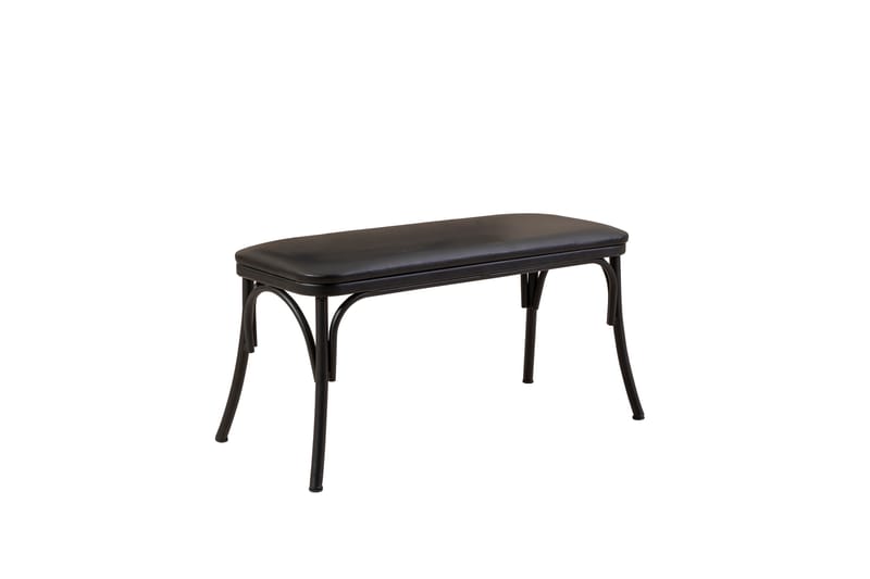 Oliver Siddebænk 100x41 cm Sort - Hanah Home - Møbler - Stole & lænestole - Bænke - Entrébænk