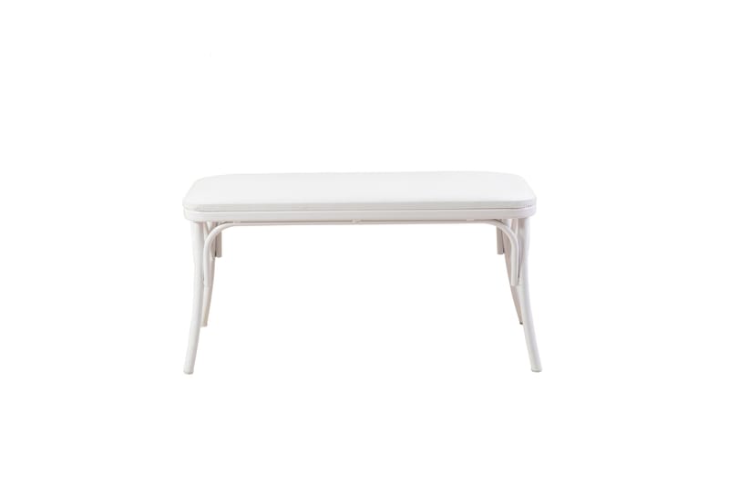 Oliver Siddebænk 100x41 cm Hvid - Hanah Home - Møbler - Stole & lænestole - Bænke - Entrébænk