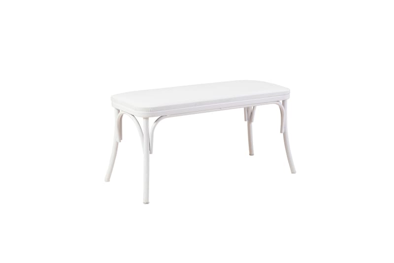 Oliver Siddebænk 100x41 cm Hvid - Hanah Home - Møbler - Stole & lænestole - Bænke - Entrébænk