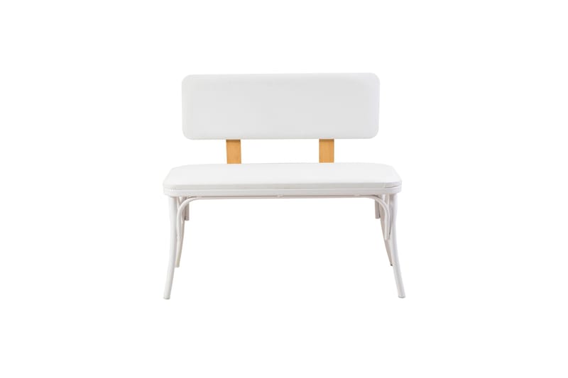 Oliver Siddebænk 100x41 cm Hvid - Hanah Home - Møbler - Stole & lænestole - Bænke