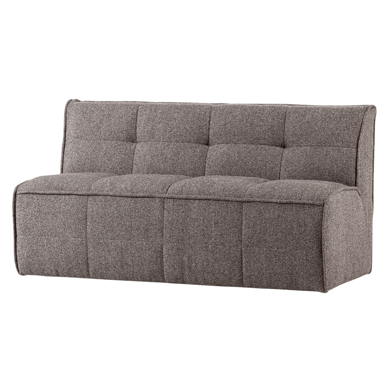 2-personers sofa Cluster, Mellembrun