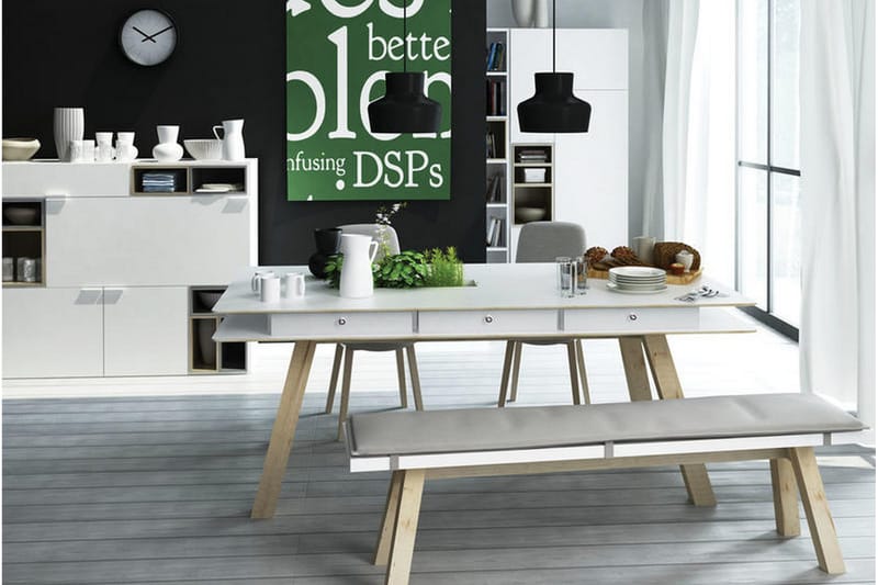 4You Bord Hvid - VOX - Møbler - Stole & lænestole - Bænke - Entrébænk